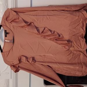 Lane Bryant ruffled silky top